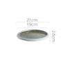 Creative Circular Ceramic Flat Plate Restaurant Service Plate Steak Plate Dessert Plates Sushi Plates Specialty Tableware