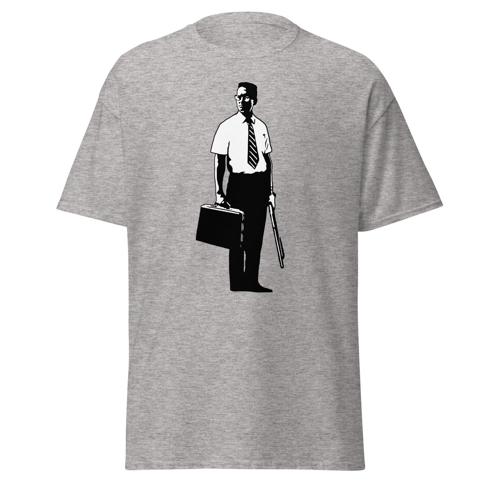 D-Fens - Falling Down Movie Illustration T-Shirt, Unisex XL