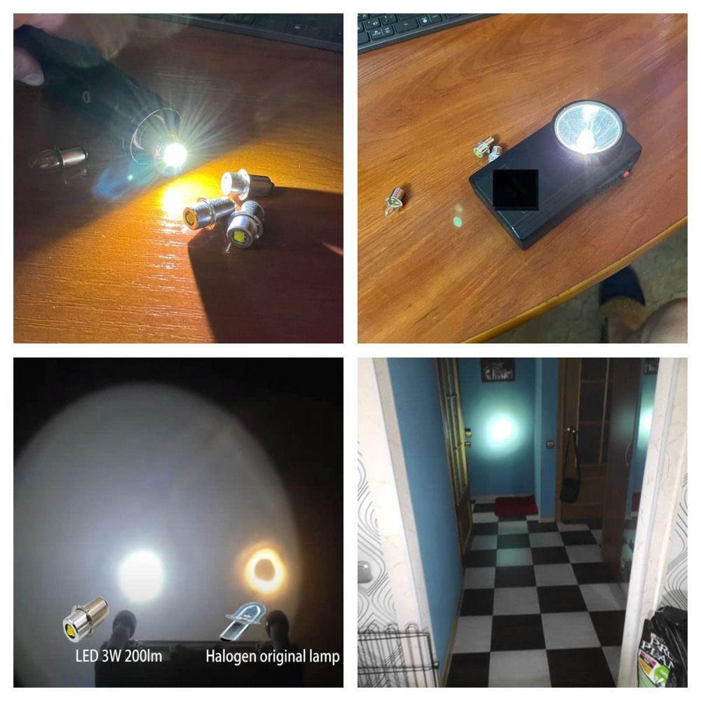 Hochleistungs-Taschenlampe Ersatz Langlebige P13.5S LED-Lampe LED-Umrüstsatz 2-4C&D LED-Lampen