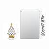 Christmas Tree Ornament 2D Acrylic Flat Hanging Decoration for Holiday Home