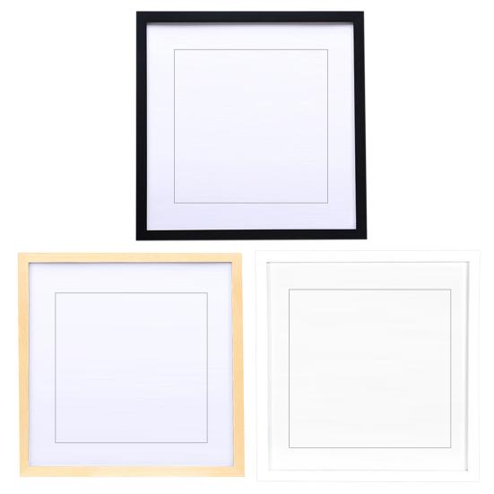 8/10-Inch Wooden Poster Frame High Glass Art Horizontal Vertical Modern Clarity Gallery Living Room