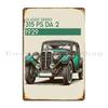 Ps Da Classis Series Metal Sign Plaques Living Room Wall Garage Design Garage Tin Sign Poster