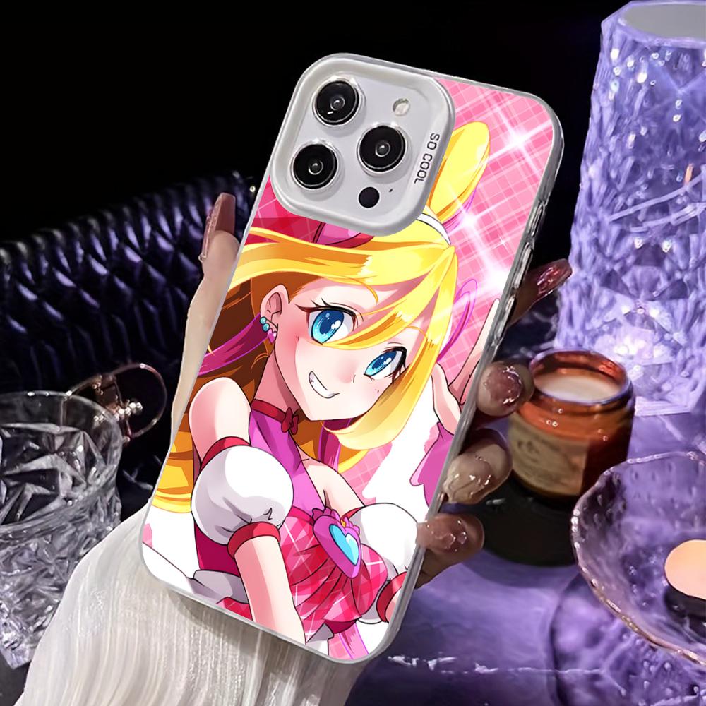 Sakura Uta Cure Idol White Translucent Mobile Phone Case for iPhone 17 16 15 14 13 12 11 X XR XS Air Pro Max Plus Colorful Cover