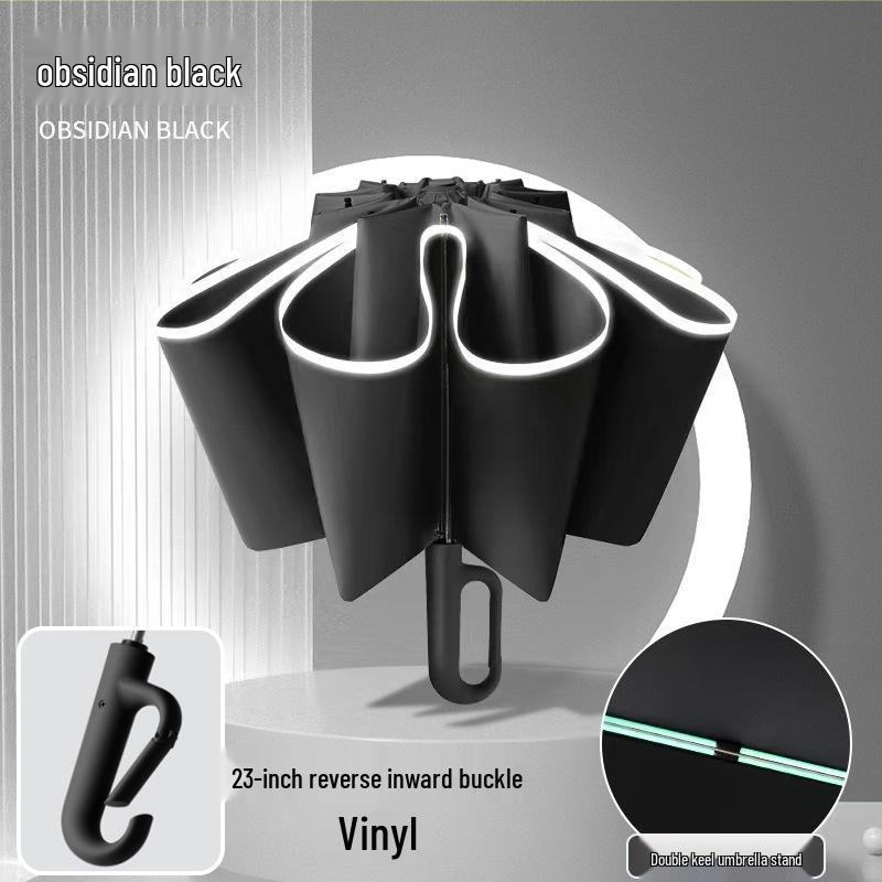 23" Double Rib Dual-Use Automatic Umbrella: Sun & Rain Protection for Two