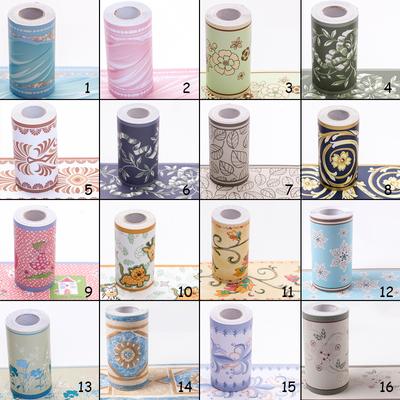 10M wasserdichte Taille Linien Tapete Badezimmer selbstklebende Sockelleiste Linie Dekor Baseboard Korridor Boden Grenzen Aufkleber