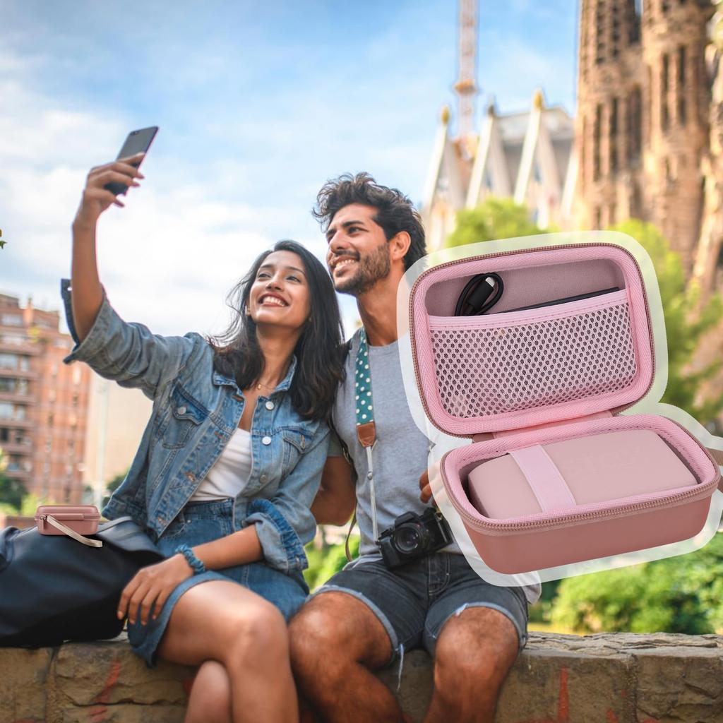 (Case Only) Fujifilm Instax Mini Link3 Smartphone Printer/Photo Printer Case, Pink - co2CREA