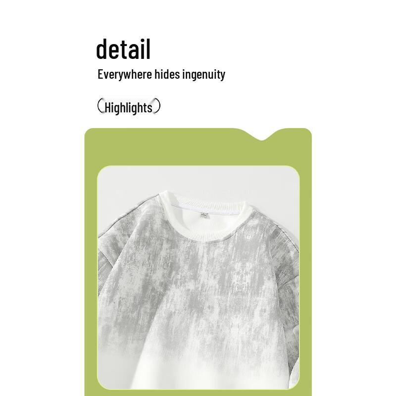 Jeanswest Men's Outdoor Round Neck Long Sleeve Sweatshirt