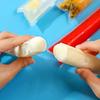 100 Pcs Disposable Popsicle Bag with Funnel Transparent Freezer Tubes for Healthy Snacks Yogurt Sticks Juice Smoothies Easy