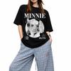 2026  Tričko Idle Minnie, Tričko I-DLE World Tour Syncopation, Koncertní tričko Kpop dívčí skupiny, Fanouškovské zboží Neverland, Tričko z turné idle Dárek pro fanoušky Kpop