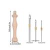 Punch Needle Kit Adjustable Needle Punch Kit Embroidery Tool Storage Box Included For Easter Crafting Projects Adults And