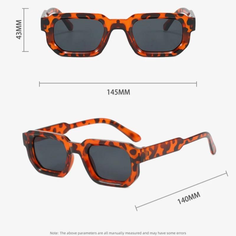 New Fashionable Square Small Frame Women'S Sunglasses Retro Ultra Light Neutral Premium Uv400 Sunscreen Sunglasses