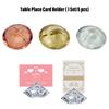Diamond 5pcs Acrylic Table Place Card Holder Crystal Wedding Desktop Decoration