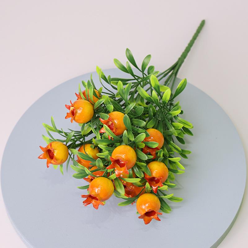 

1Pcs Lemon Artificial Branches Bouquet Flower Arrangement Fake Fruit Plastic Lifelike Fruits Strawberry Vase Filling Decoration 1 PCS