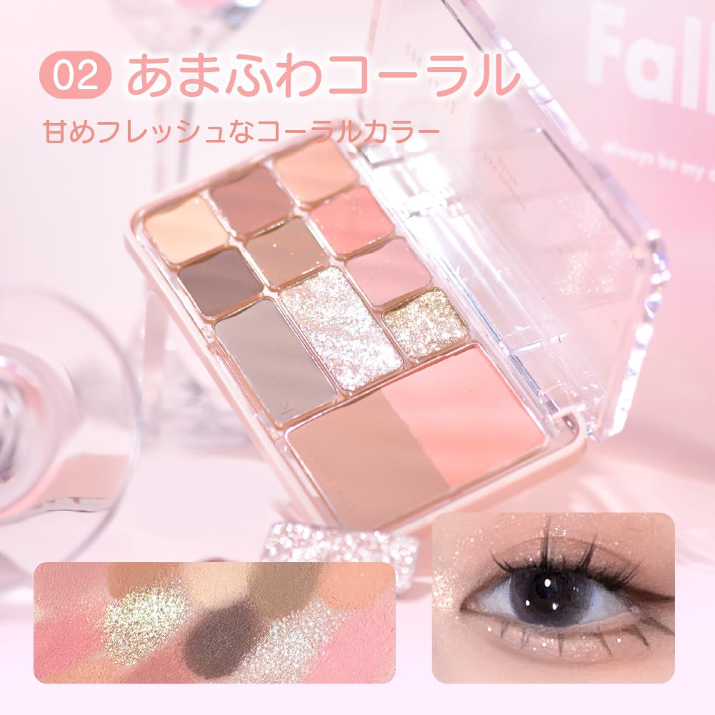 GOGO TALES Flutter Multicolor Palette (01 Soft Pink) Multicolor Eyeshadow, Highlighter, Shading, Blush, Under-eye Makeup, Multifunctional Multicolor