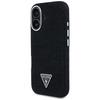 Guess Denim Triangle Logo MagSafe Case for iPhone 16 Black