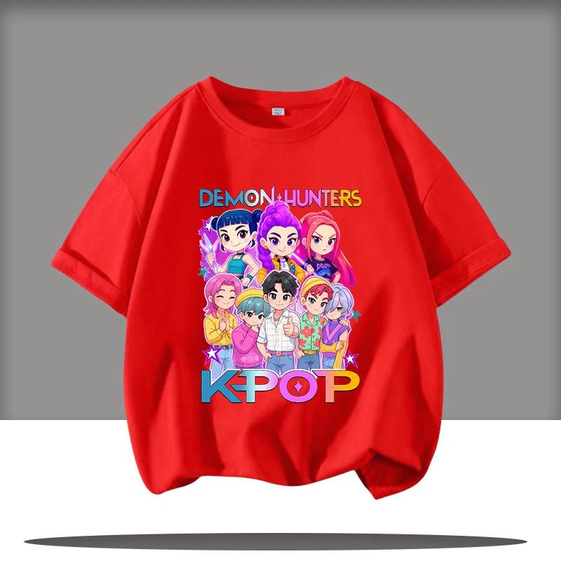 Derpy Tiger Kpop Demon Hunters Shirt for Kids Baby Girl Men Women T Shirt Cute Tiger Cartoon Clothes 2025 Hot Movie Print Soft