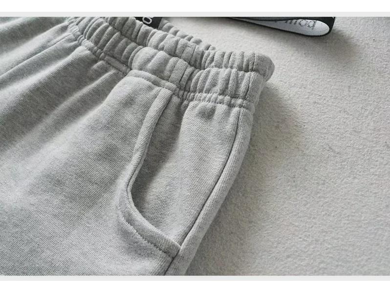 Damshorts med hög midja, elastisk midja, lös passform, sommar - Hot Girl-stil