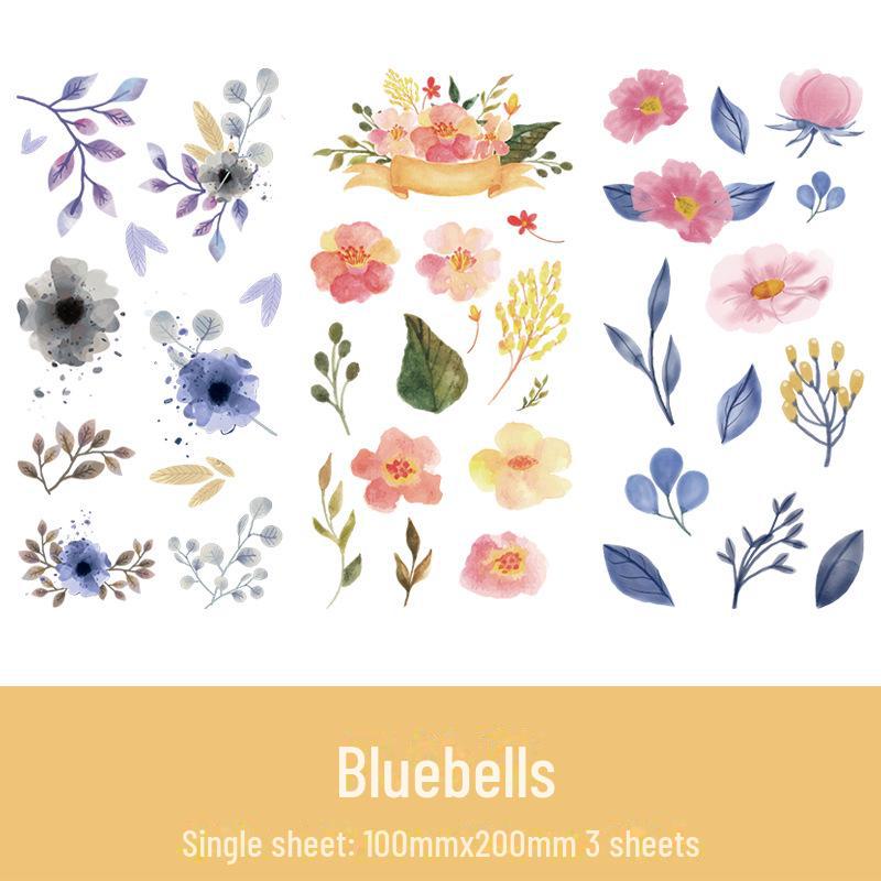 Yuezhen: 3-Piece Japanese Sticker Set - Characters, Plants, Planets, Animals, & Food; 24 Varieties