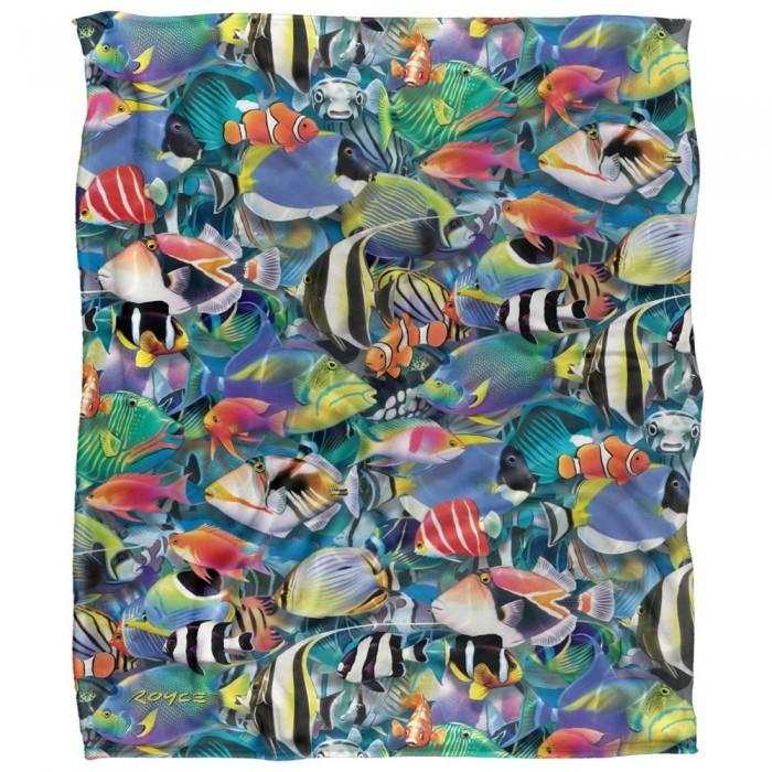Royce McClure Tropical Fish Jam Silky Supersoft Blanket