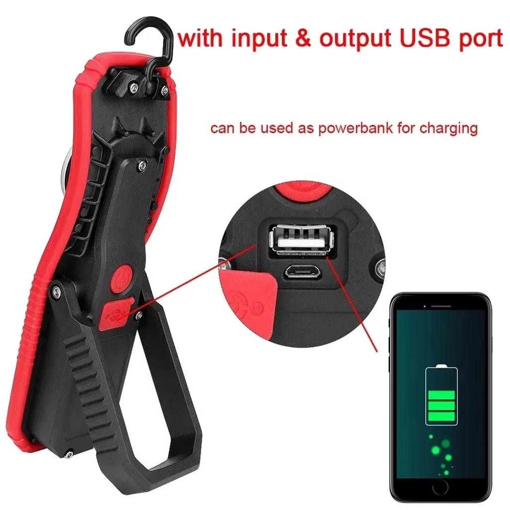 Rechargeable Work Light, Inspection Lamp Car Beauty Tools Car Paint Inspection Work Lamp Magnetic Torches Led USB LED Paint Finish