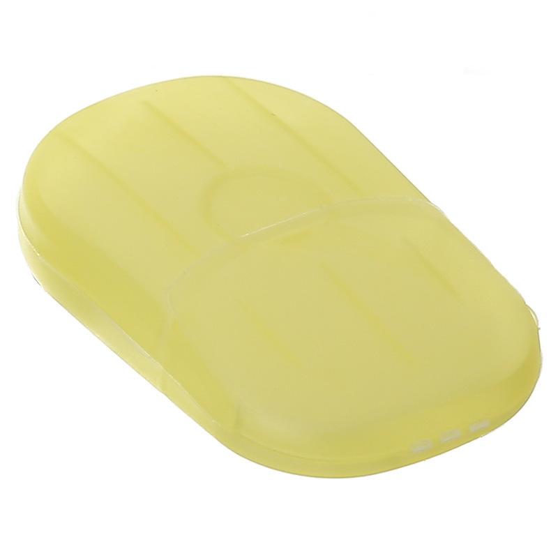 Portable Mini Travel Soap Storage Box With Disposable Paper Soap Tablets Outdoor Travel Hiking Plastic Hand Soap Dispenser