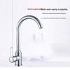 YIXI Electroplated Stainless Steel Hot & Cold Kitchen Faucet