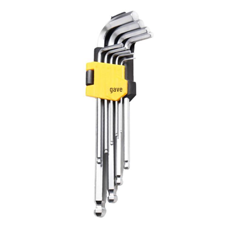 Deli 9-Piece Extra-Long Ball-End Hex Key Set DL3090 9-Piece