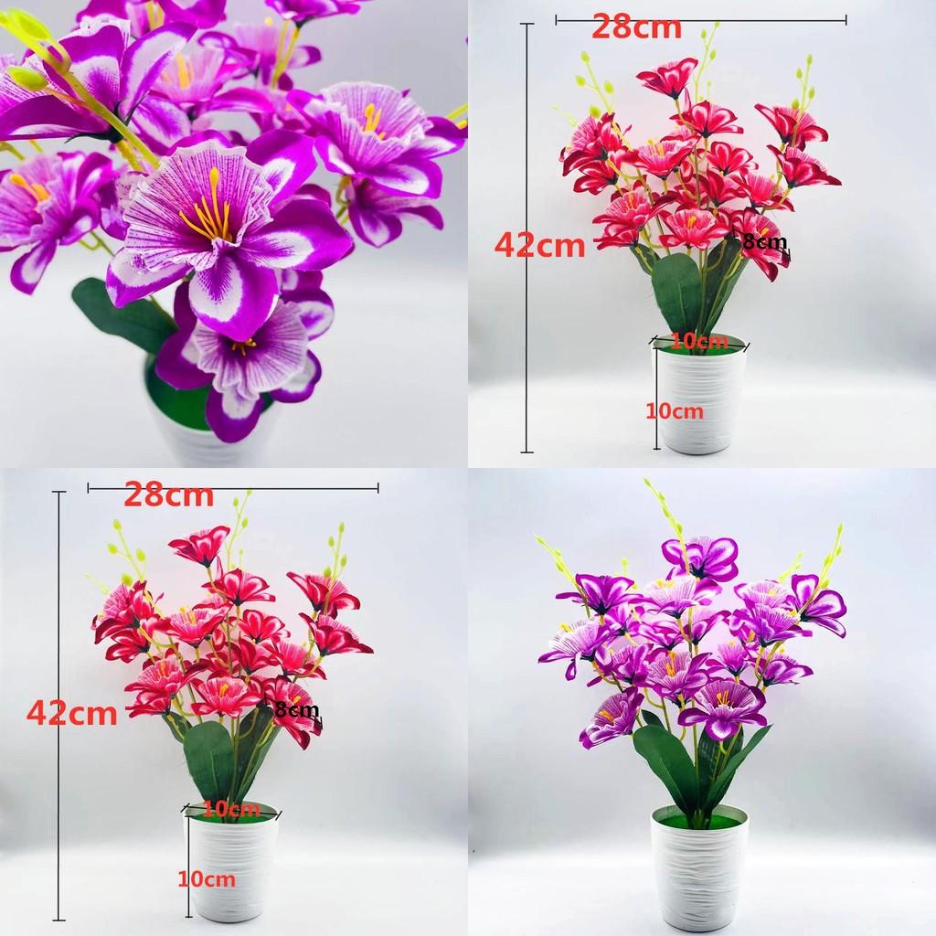 Synthetic Orchid Flower With Durable Material For Event Centerpieces And Home Decor