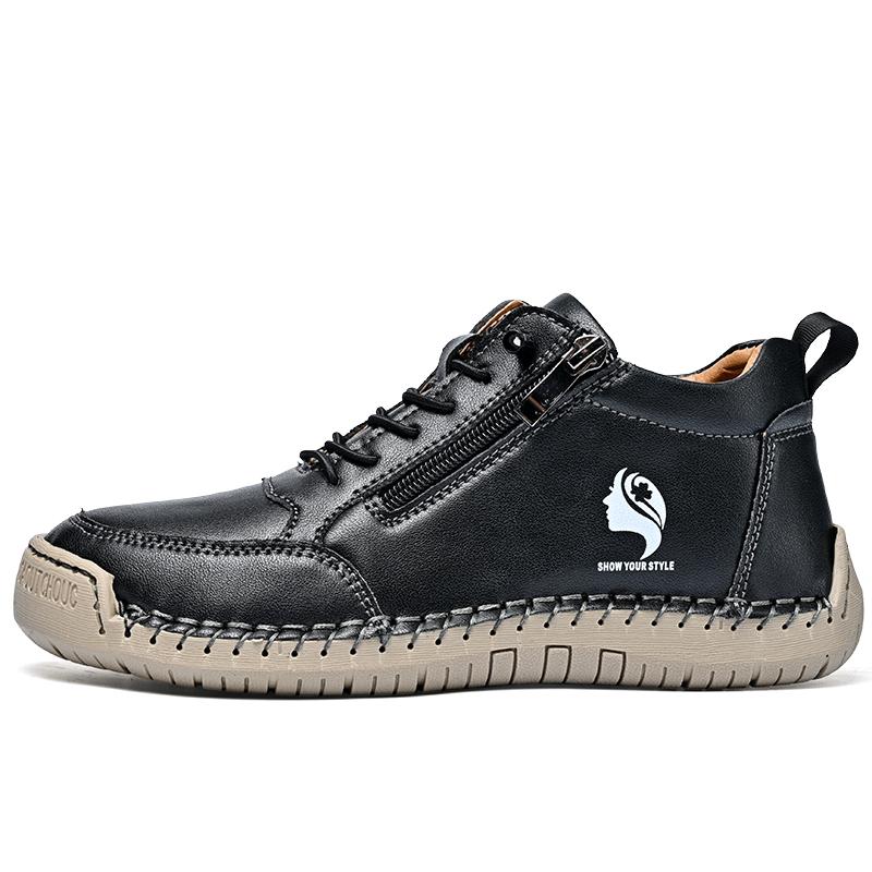 36-43 Women's Casual Leather Shoes Large Size Women's Driving Car Shoes Breathable Handmade Casual Shoes