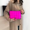 Fashionable Pleated Travel Makeup Bag Korean Style Casual Clutch For Women