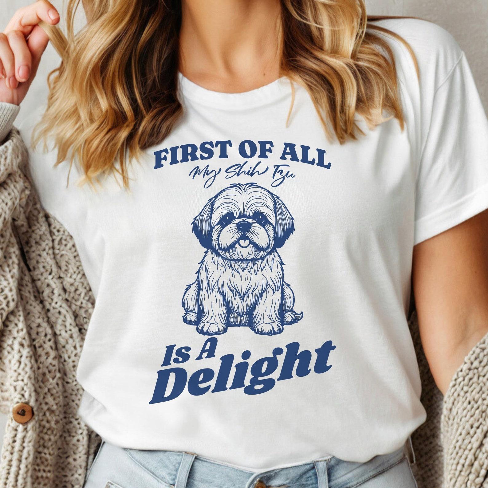 Shih Tzu Shirt, Dog Owner Shirt, Cute Shih Tzu T-Shirt, Shih Tzu Dog Tshirt, Gift for Dog Owner, Dog Lover Gift, Dog Mom Tee, Dog Shirt 4XL