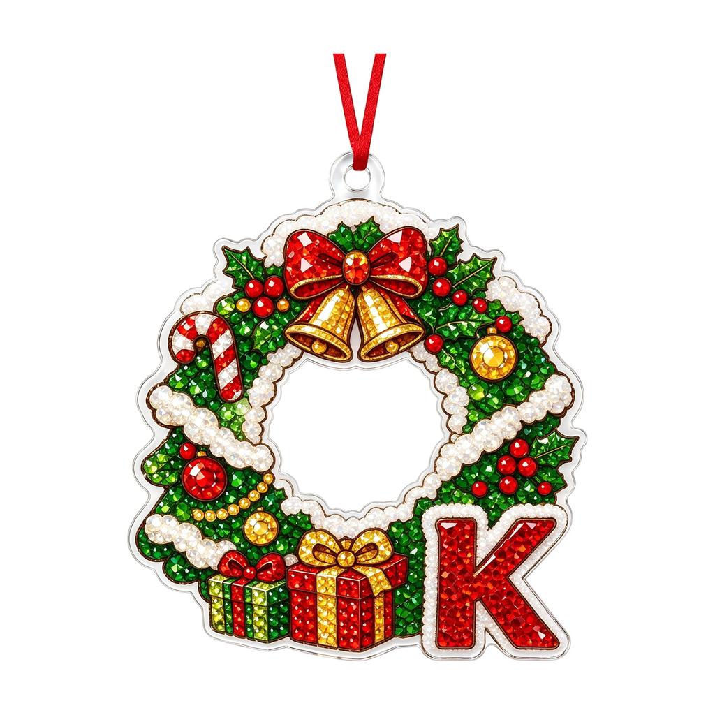 Christmas Cute Pet 2D Acrylic Hanging Ornament for Holiday Tree Decor