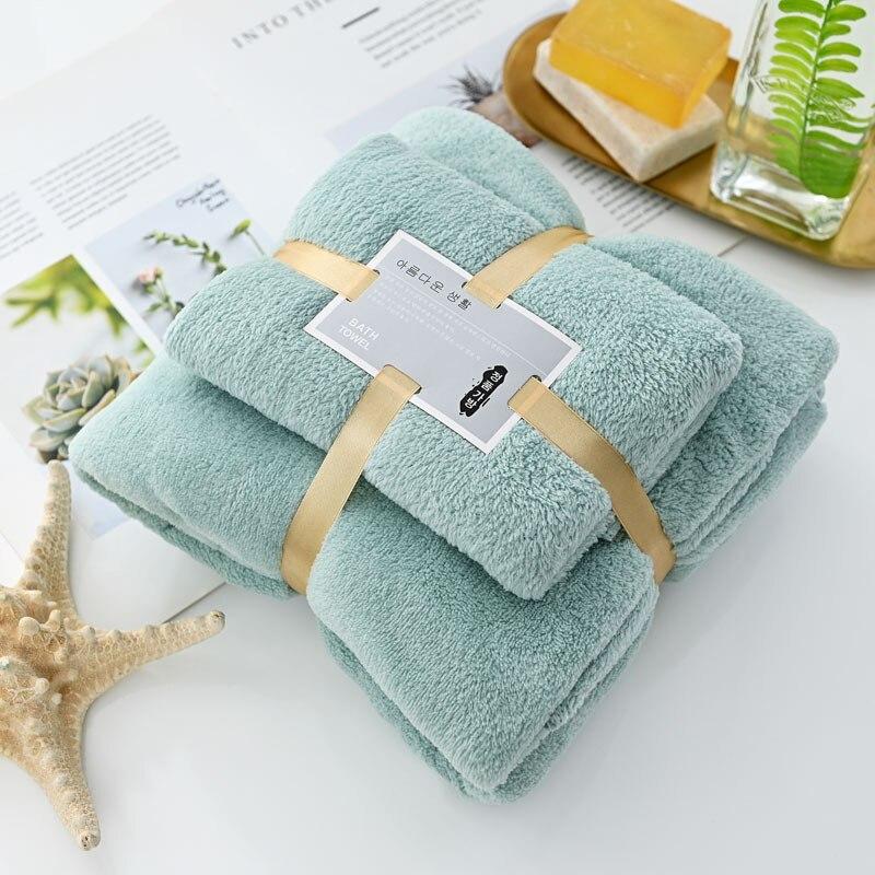 Koralowy aksamitny zestaw ręczników ręcznik kąpielowy gospodarstwa domowego duży rozmiar pochłaniający wodę szybkoschnący ręcznik plażowy do pływania akcesoria łazienkowe