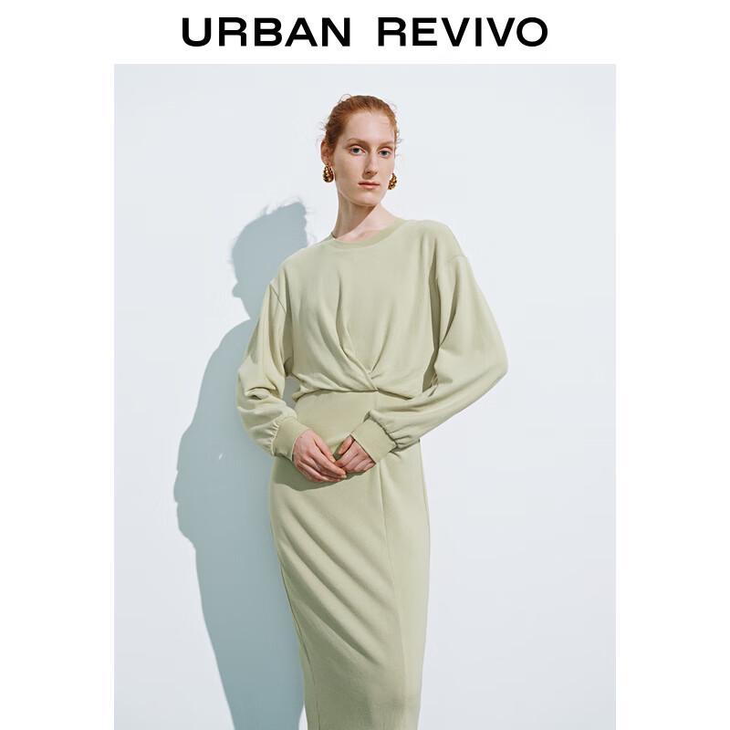 

UR Women s Winter Relaxed Pleated Knit Dress S