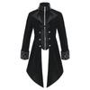 2025 Steampunk Women Men Medieval Dress Costume Velet Stand Collar Tailcoat Gothic Vampire Cosplay Jacket Coats