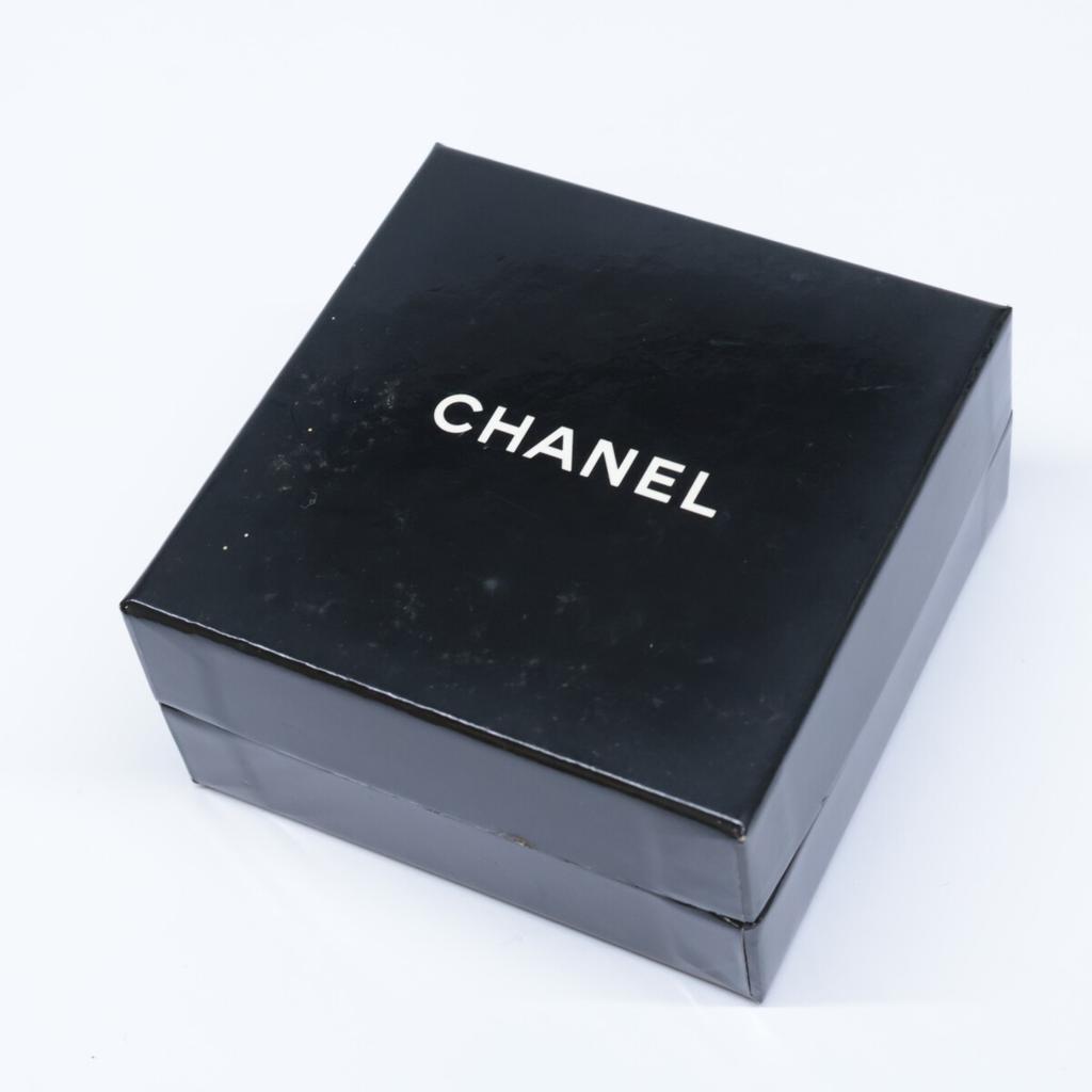 CHANEL 2 9 Vintage CC Logos Faux Baroque Pearl Lava Earring goldUsed