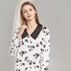 Spring and Summer New Ice Silk Pajamas for Women Summer Ice Silk Pajamas Air-conditioned Room Simple Cool Summer Pajamas