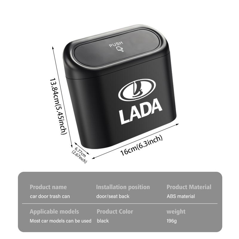 Car Trash Can Dustbin Garbage Hanging Container Bin Accessories For Lada Niva Vesta 4X4 Largus Priora Granta Samara Kalina NN96