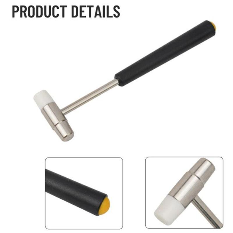 Small Hammer Repair Tool Watch Strap Bracelet Soft And Hard Hammers DIY Metal Rubber Hammer Double Head For Repair Watch