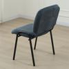 1set Split Low Back Chair Covers Jacquard Elastic Chair Slipcovers Solid Color Dust-proof Seat Protect Cover for Home Office