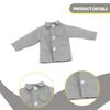 1/ Figure Clothes ,Miniature Shirt, Photo Prop Doll Costume Accessories for 6" Male Figures Body