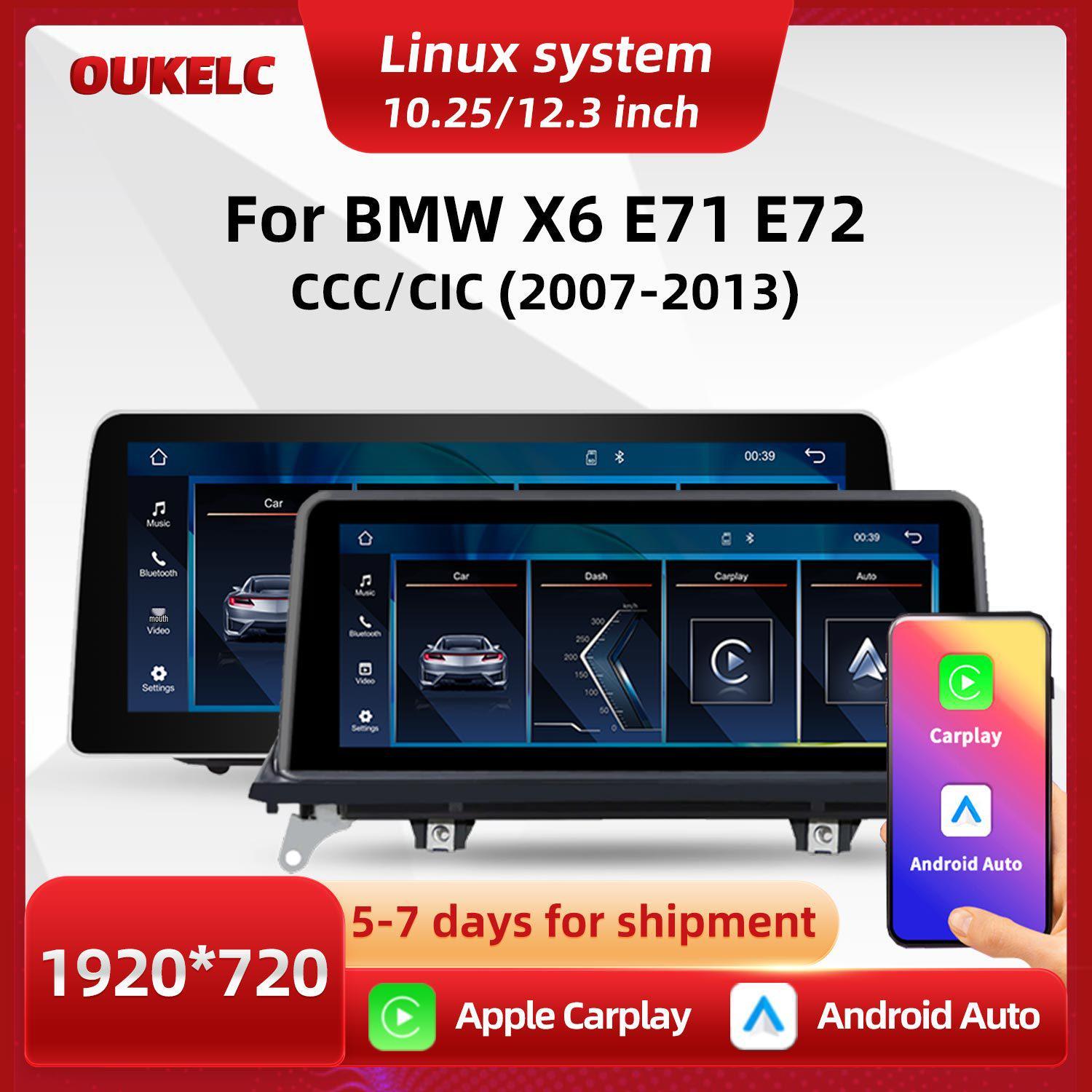 

BMW 6 Series E71 E72 Smart Large Screen Navigation System Linux