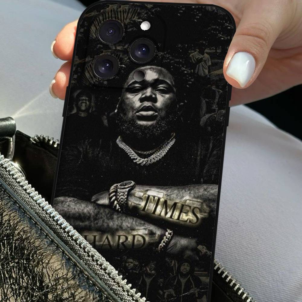 Rod Wave Rapper Phone Case For IPhone 17 16 15 14 13 12 11 X XR XS Plus Pro Max Mini Soft Black Cover