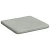 Seat Cushion Set 4 Pcs Light Grey 40 X 40 X 3 Cm Velvet