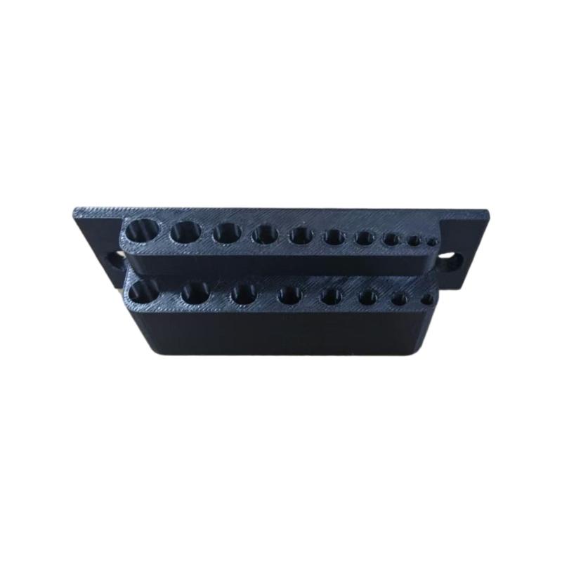 Drill Bit Organizers Holder Wall Mount Polylactic Acid Storage Rack for Screws Bits and Small Workshop Hardware Pieces Set