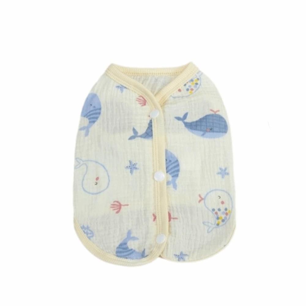 Cute Puppy Short Shirt Breathable Pet T-shirt Casual Pet Sleeveless Pullover  Spring Summer Season