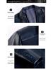 2025 New Men's Slim-Fit Casual Leather Jacket with Suit Collar - Middle-Aged Korean-Style Dad's Coat