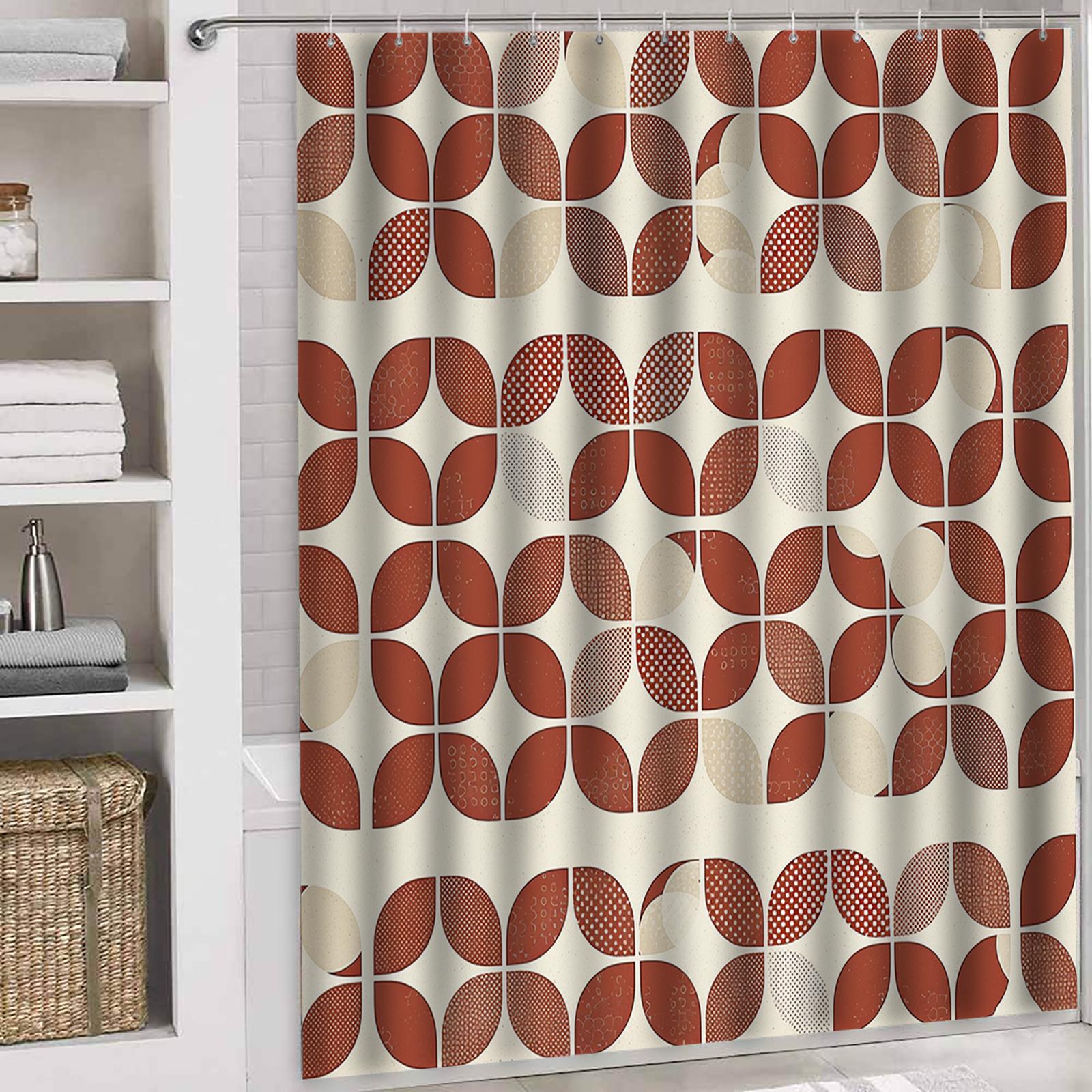 

Parquet Shower Curtain - Vintage Style, 31.5In, Machine Washable, For Bath & Home Decor W60H190(CM)-1 Pcs