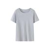Yiershuang Women's Plus Size 100% Cotton Short Sleeve Undershirt