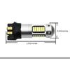 2Pcs White Pw24W Led Bulbs For Bmw F30 3 Series Drl Daytime Light
